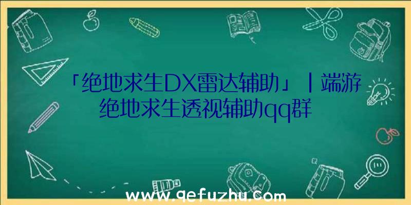 「绝地求生DX雷达辅助」|端游绝地求生透视辅助qq群